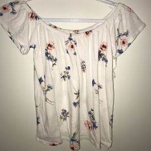 off the shoulder shirt